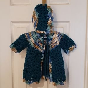 Crocheted Sweater Set